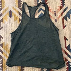 Super cute sheer lululemon tank!